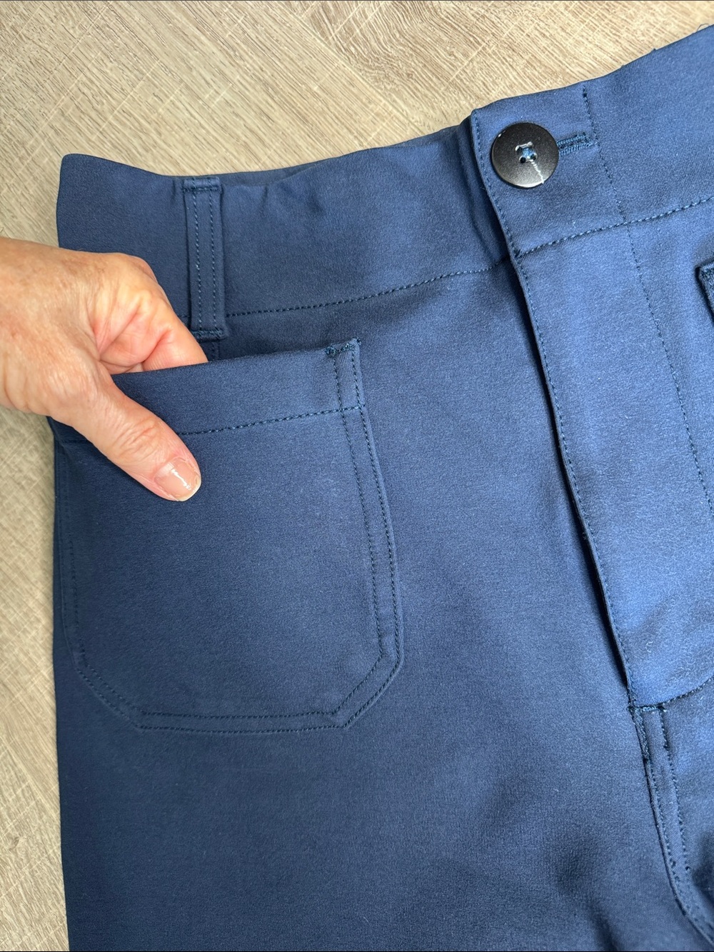 MAEVE by ANTHROPOLOGIE Women’s Navy The Colette Pants - Picture 5 of 12